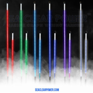 Sea Clear Power Coast Guard approved LED Navigational Light Pole
